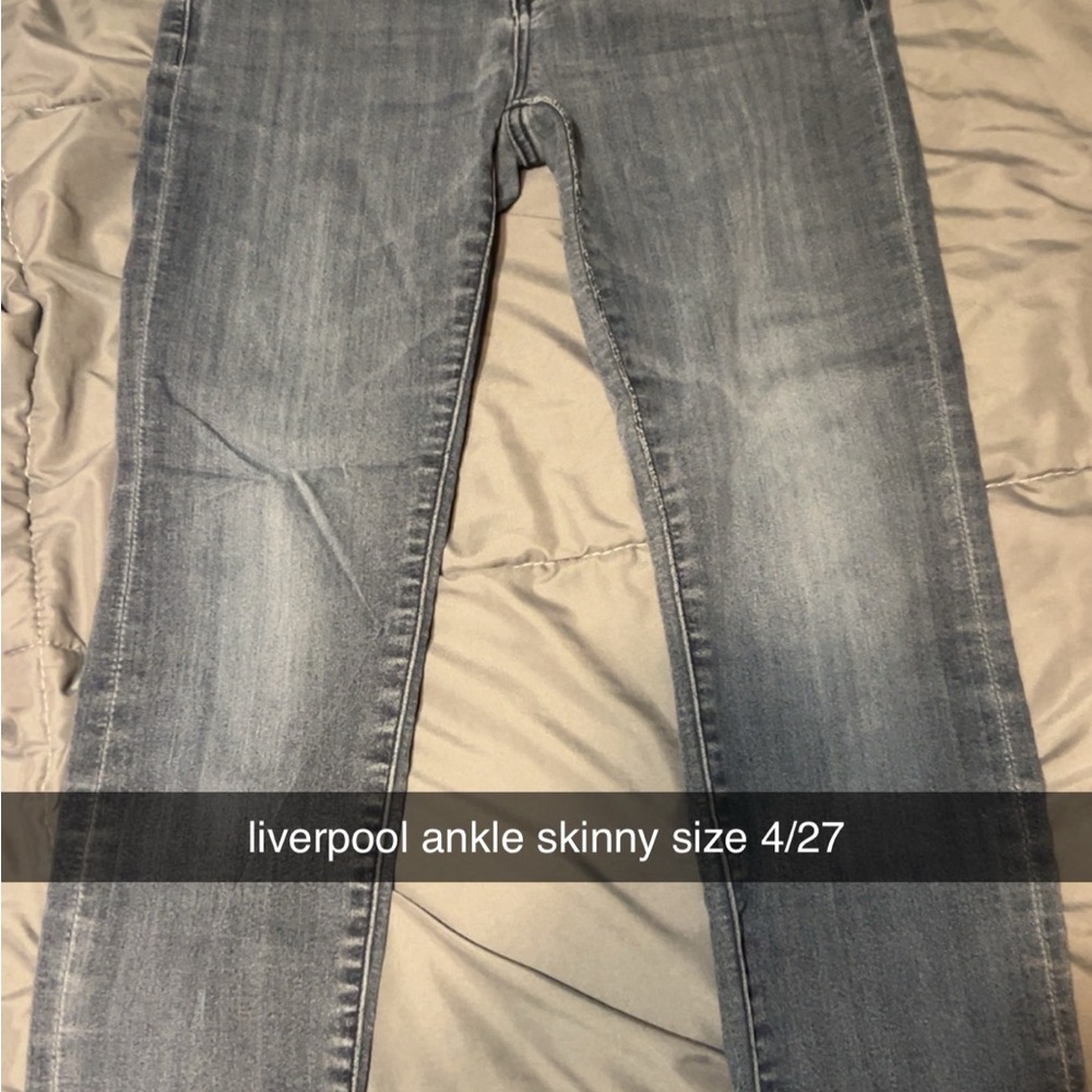 Liverpool Light Blue Ankle Skinny Jeans